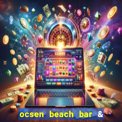 ocsen beach bar & club menu