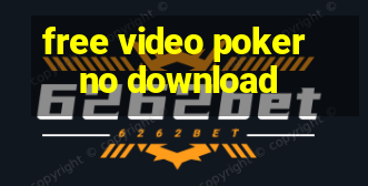 free video poker no download