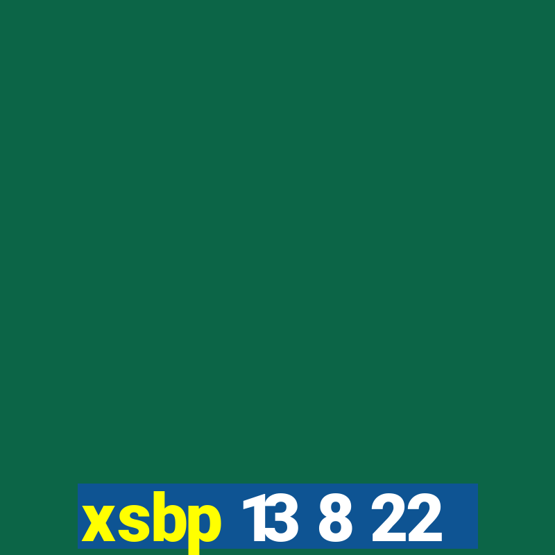 xsbp 13 8 22