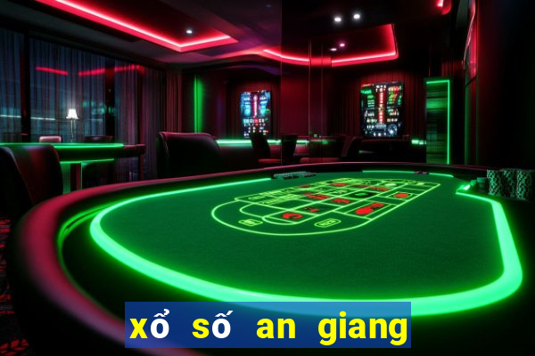 xổ số an giang 21 tháng 7