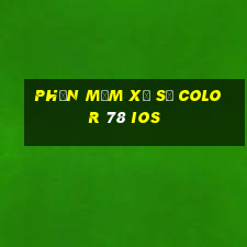 Phần mềm xổ số Color 78 ios