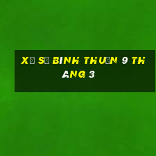 xổ số bình thuận 9 tháng 3