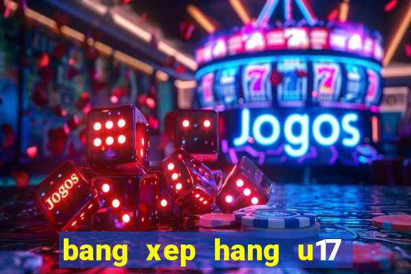 bang xep hang u17 chau a