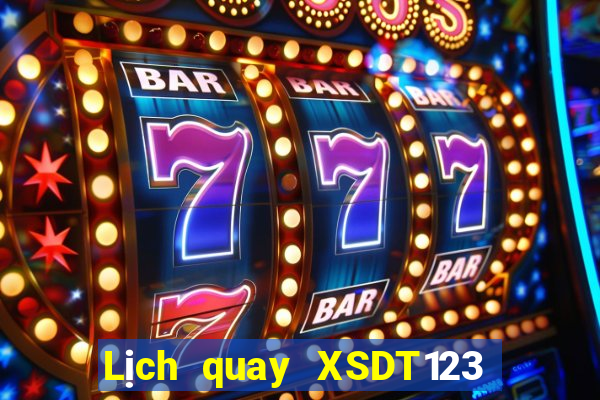 Lịch quay XSDT123 thứ tư