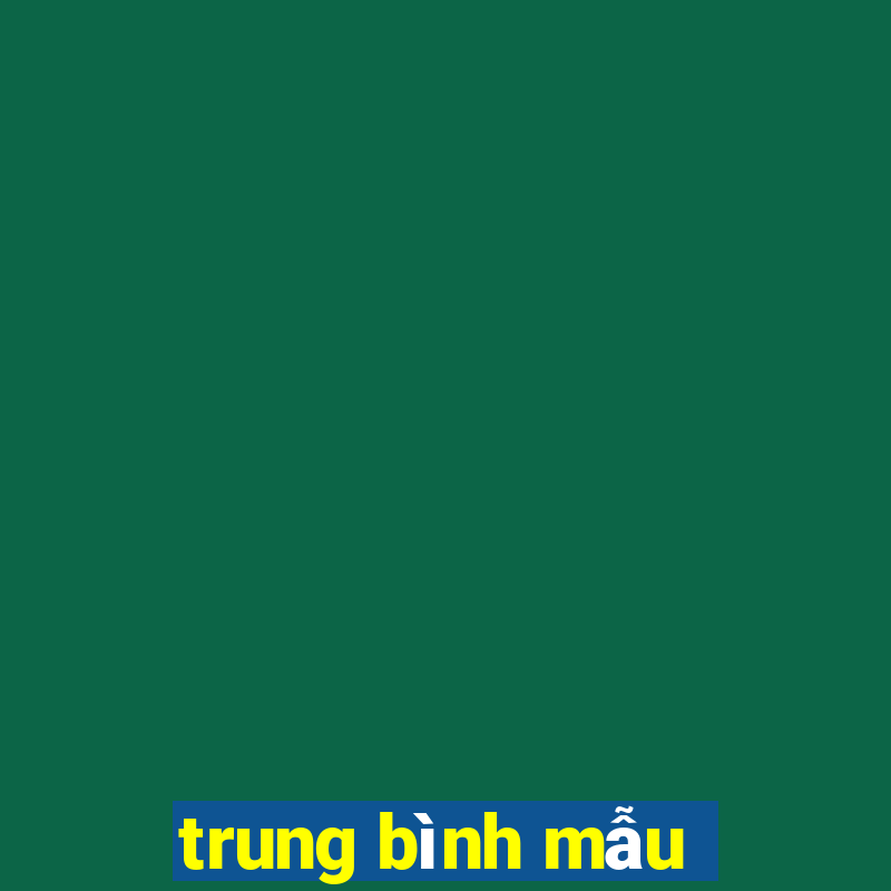 trung bình mẫu