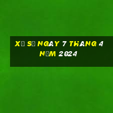 xổ số ngày 7 tháng 4 năm 2024