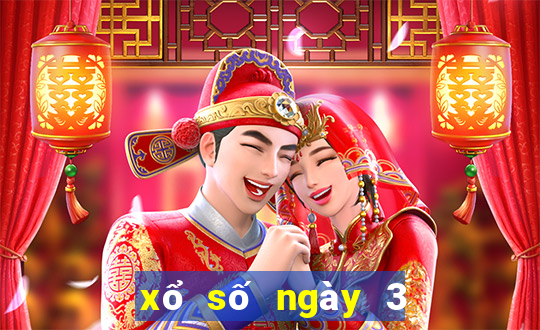 xổ số ngày 3 tháng 11