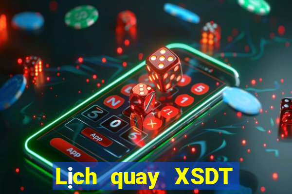 Lịch quay XSDT 6x36 thứ Ba