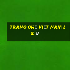 Trang chủ Việt nam Le 8