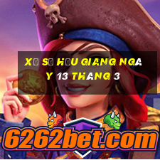 xổ số hậu giang ngày 13 tháng 3