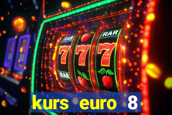 kurs euro 8 stycznia 2024