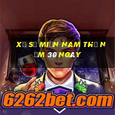 xổ số miền nam thứ năm 30 ngày