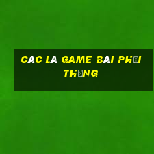 Các lá game bài phải thắng