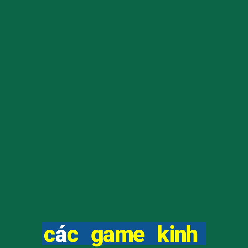 các game kinh dị hay