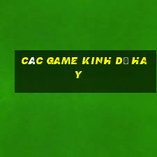 các game kinh dị hay