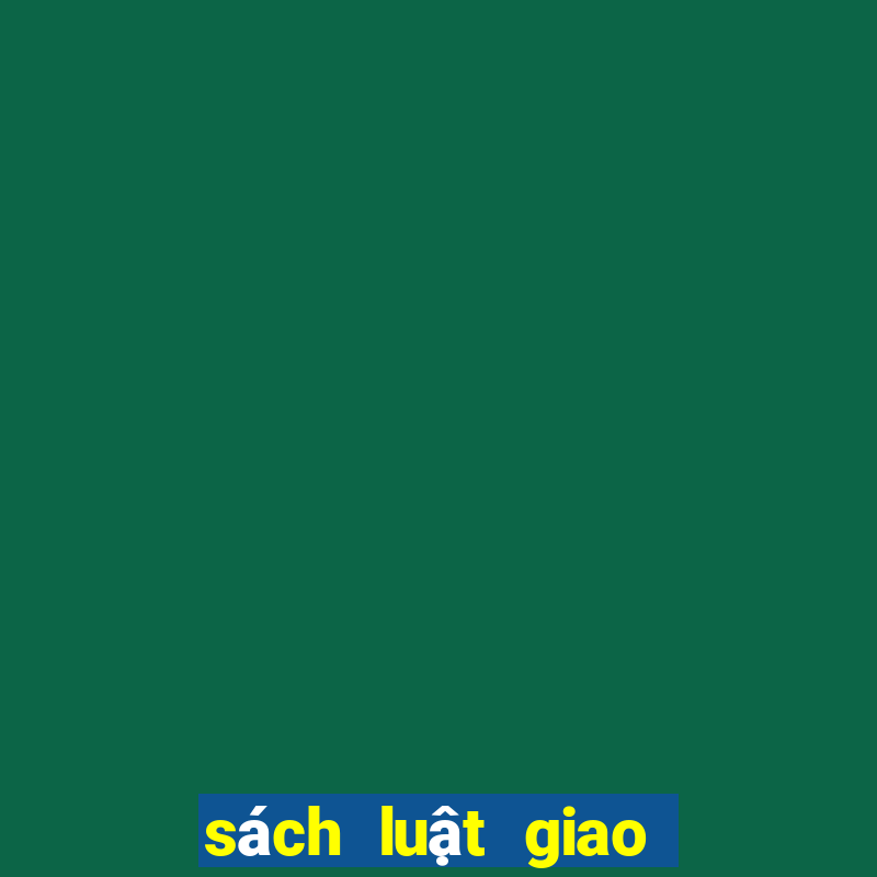 sách luật giao thông đường bộ