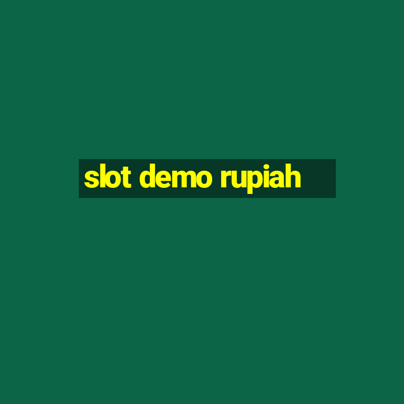 slot demo rupiah