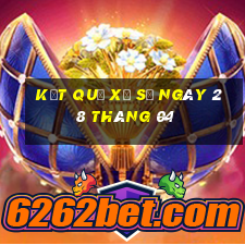 kết quả xổ số ngày 28 tháng 04