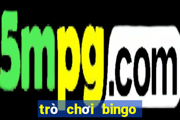 trò chơi bingo tiếng anh