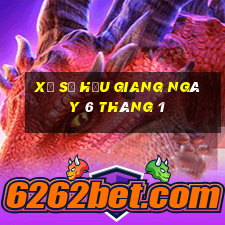 xổ số hậu giang ngày 6 tháng 1