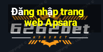 Đăng nhập trang web Apsara