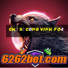 chỉ số công vinh fo4