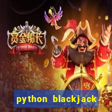 python blackjack with gui