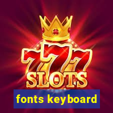 fonts keyboard