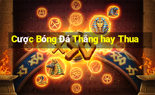 Cược Bóng Đá Thắng hay Thua