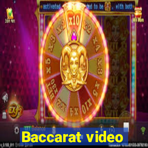 Baccarat video