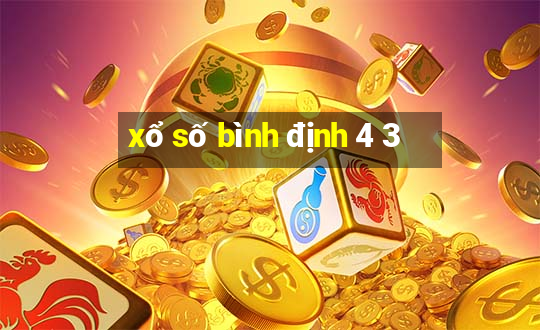 xổ số bình định 4 3