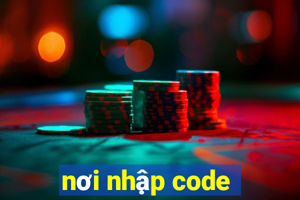 nơi nhập code