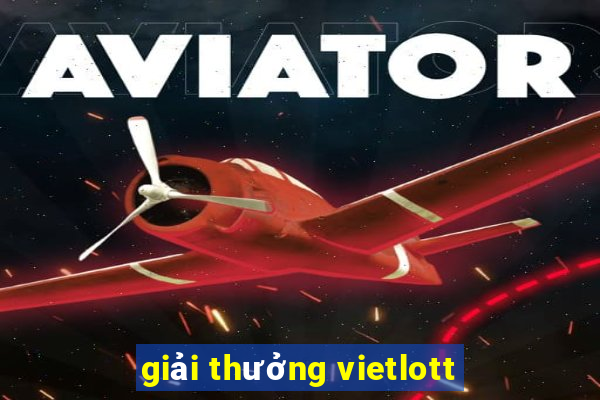 giải thưởng vietlott