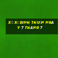 xổ số bình thuận ngày 7 tháng 7