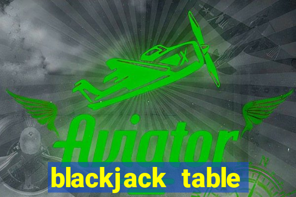 blackjack table game play