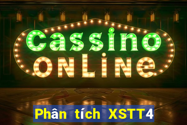 Phân tích XSTT4 Thứ 7