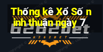 Thống kê Xổ Số ninh thuận ngày 7