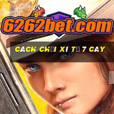 cách chơi xì tố 7 cây