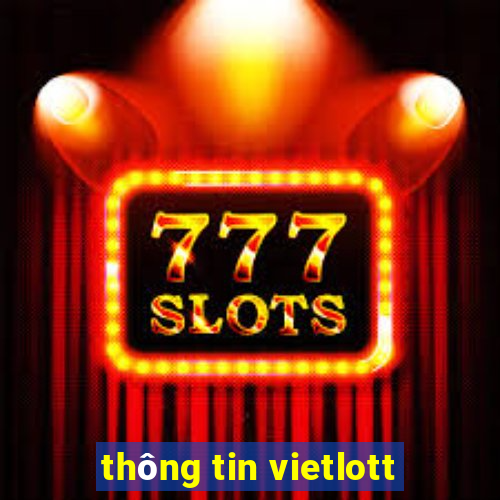 thông tin vietlott