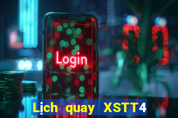 Lịch quay XSTT4 ngày 10