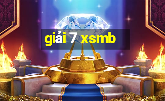 giải 7 xsmb