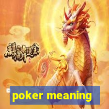 poker meaning