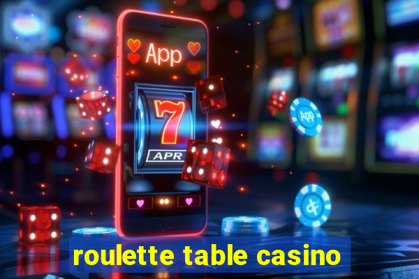 roulette table casino