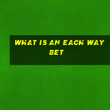 what is an each way bet